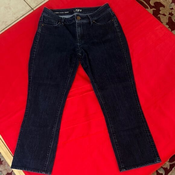 Loft Blue Straight Leg Jeans - Picture 1 of 7